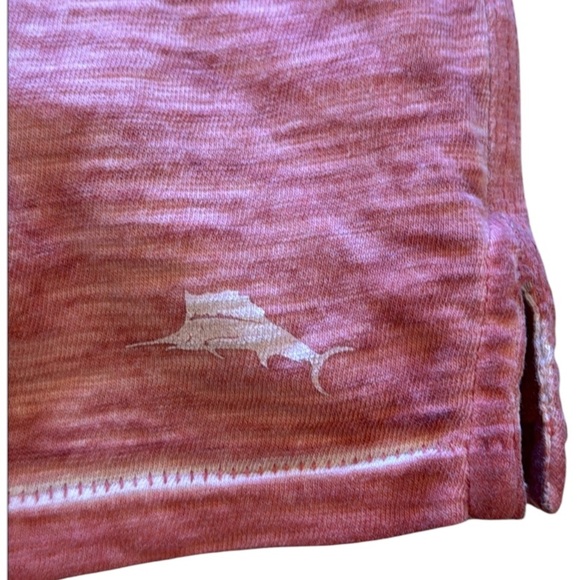 Tommy Bahama Solerno Island Modern Fit Peach Cotton Polo Shirt Size Large - Picture 12 of 14
